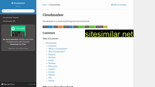 cloudmarker.readthedocs.io alternative sites
