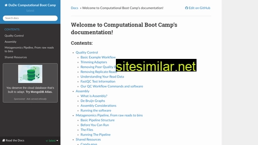 computational-bootcamp.readthedocs.io alternative sites