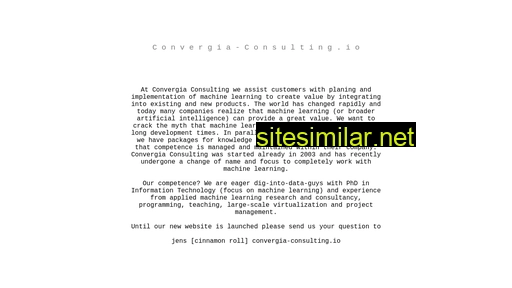 Convergia-consulting similar sites