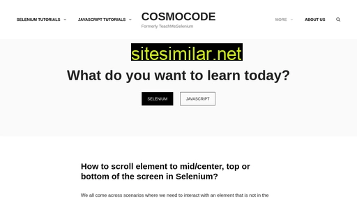 cosmocode.io alternative sites