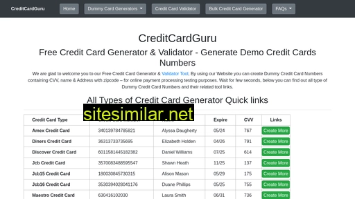 creditcardguru.io alternative sites