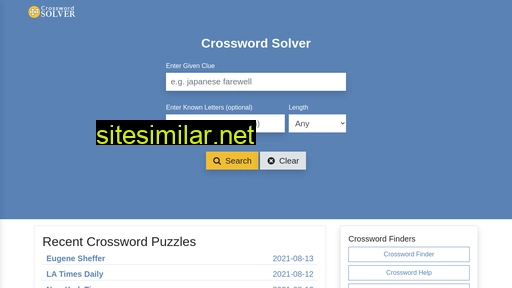 crossword-solver.io alternative sites