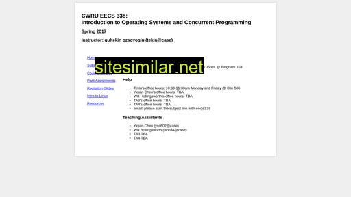 Cwru-eecs338 similar sites