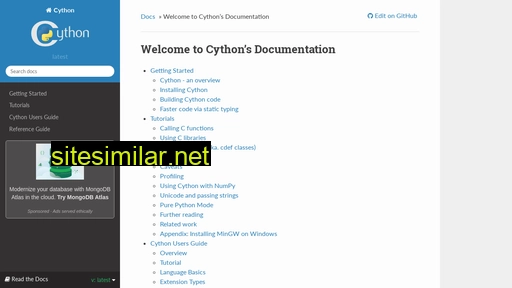 cython-docs2.readthedocs.io alternative sites