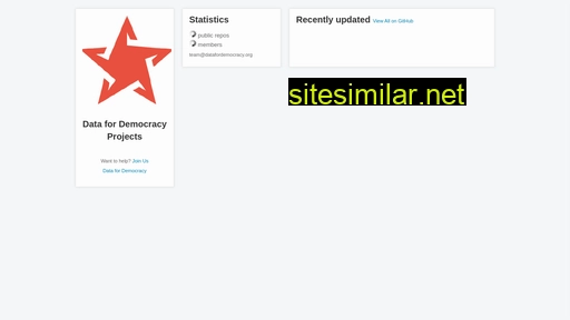Data4democracy similar sites