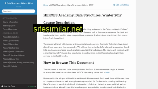 Datastructures-winter2017 similar sites