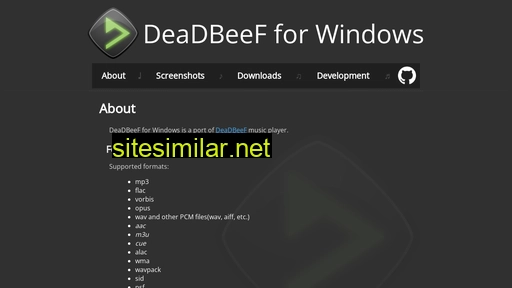 deadbeef-for-windows.github.io alternative sites