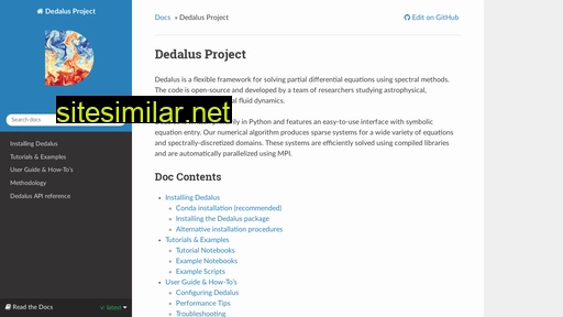 dedalus-project.readthedocs.io alternative sites