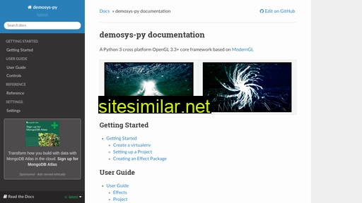 Demosys-py similar sites
