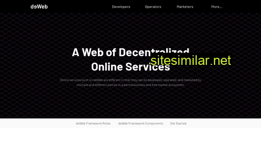 Deweb similar sites