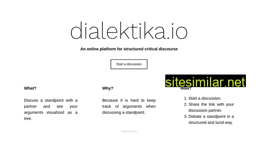 dialektika.io alternative sites