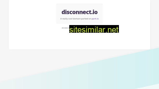 disconnect.io alternative sites