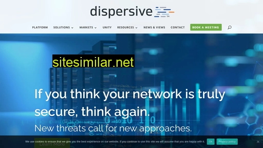 Dispersive similar sites