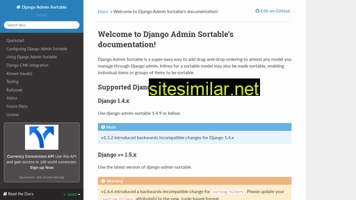 Django-admin-sortable similar sites