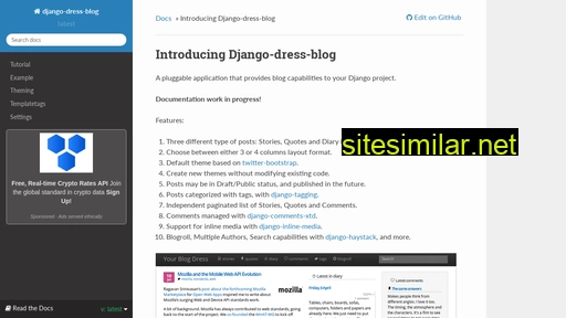 Django-dress-blog similar sites