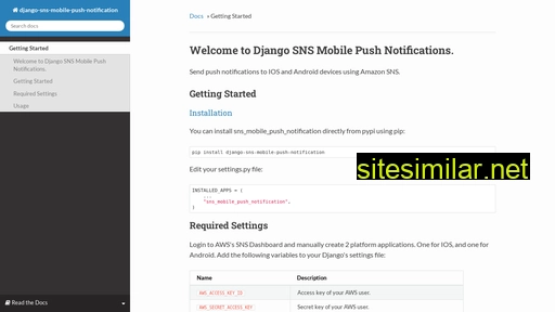 django-sns-mobile-push-notification.readthedocs.io alternative sites