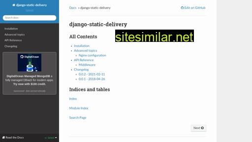 django-static-delivery.readthedocs.io alternative sites