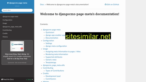 Djangocms-page-meta similar sites