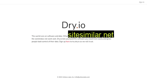 dry.io alternative sites