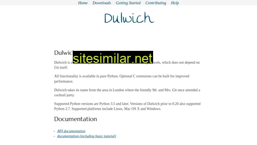 dulwich.io alternative sites