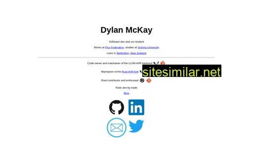 Dylanmckay similar sites