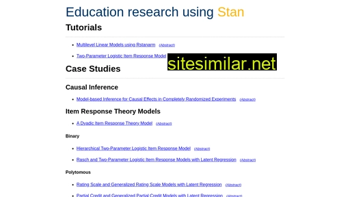 Education-stan similar sites
