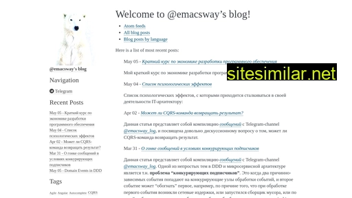 Emacsway similar sites