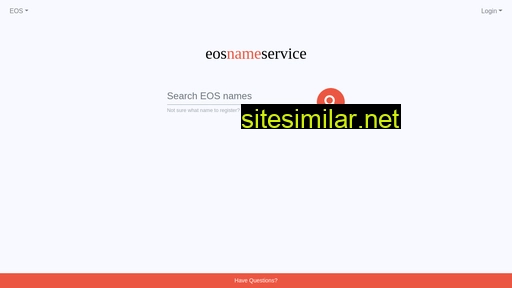 eosnameservice.io alternative sites