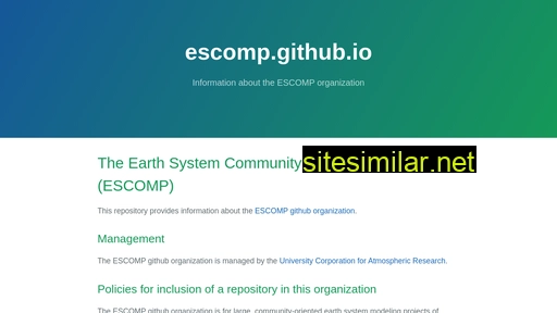 escomp.github.io alternative sites