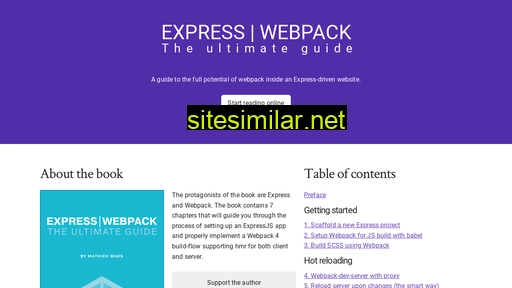 express-webpack-ultimate-guide.github.io alternative sites