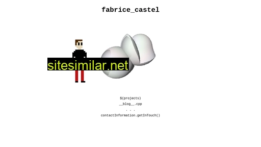 fabricecastel.github.io alternative sites