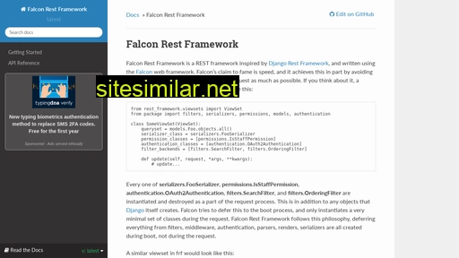 falcon-rest-framework.readthedocs.io alternative sites