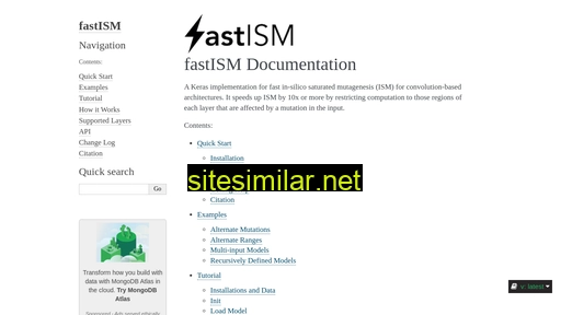 fastism.readthedocs.io alternative sites
