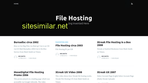 Filehosting similar sites