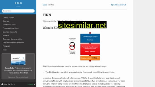 finn.readthedocs.io alternative sites