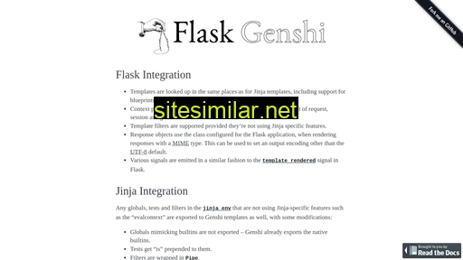 flask-genshi.readthedocs.io alternative sites