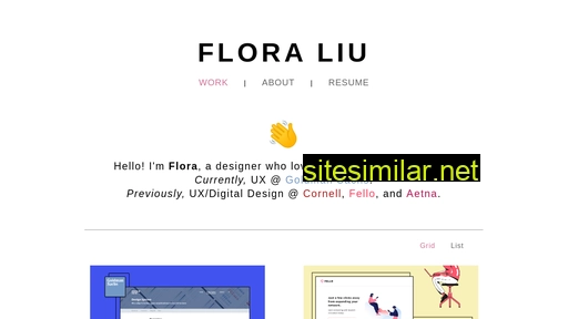floraliu-design.github.io alternative sites