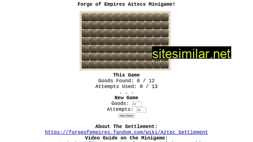 foe-aztecs-minigame.github.io alternative sites