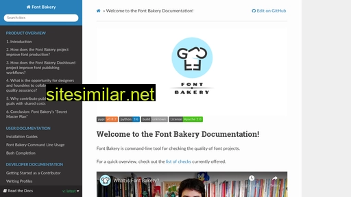 Font-bakery similar sites