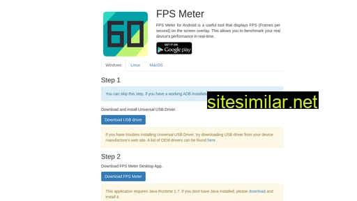 fpsmeter.github.io alternative sites