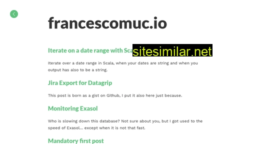 francescomuc.io alternative sites