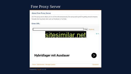 Freeproxyserver similar sites