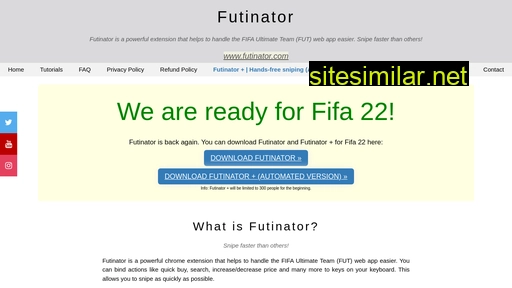 futinator.github.io alternative sites