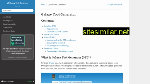 galaxy-tool-generator.readthedocs.io alternative sites