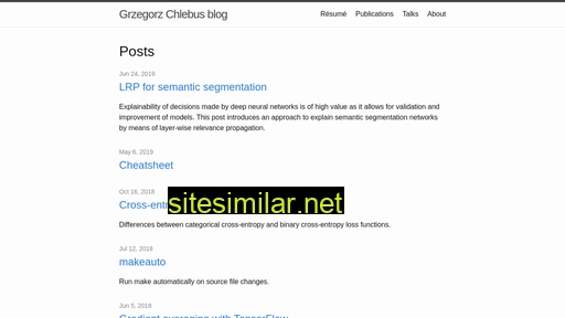 gchlebus.github.io alternative sites