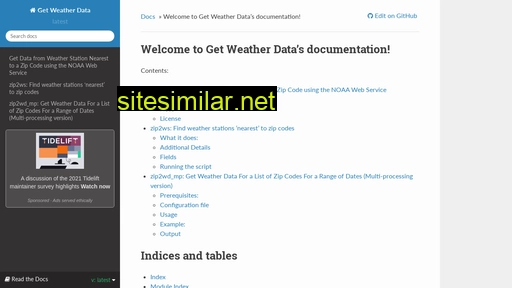 get-weather-data.readthedocs.io alternative sites