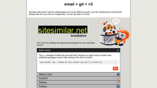 git-send-email.io alternative sites