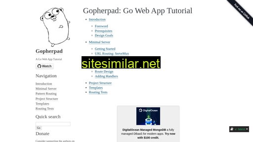 Gopherpad similar sites