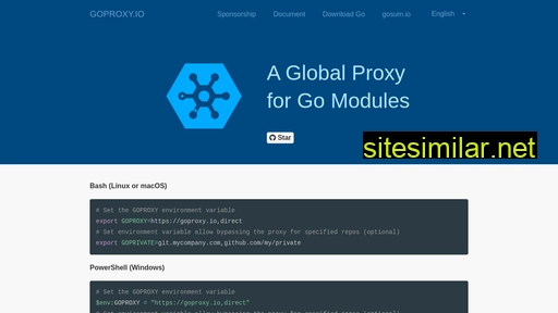 goproxy.io alternative sites