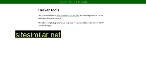 hacker-tools.github.io alternative sites